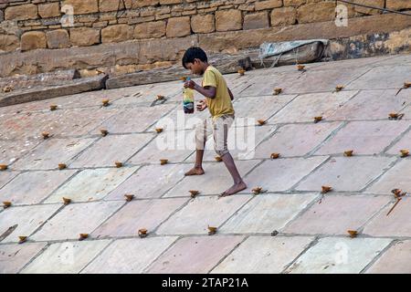 Dev diwali Feier in varanasi uttar pradesh indien Stockfoto