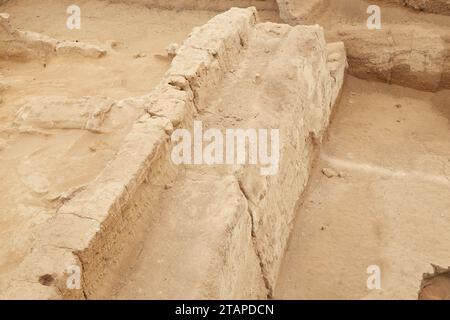 Die antike neoloithische Stadt Catal Hoyuk in der Türkei, gegründet vor über 9000 Jahren Stockfoto