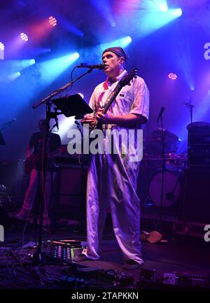 Miami Beach, FL, USA. Dezember 2023. Disco Biscuits tritt während des North Beach Music Festivals 2023 auf der Miami Beach Bandshell am 1. Dezember 2023 in Miami Beach, Florida, auf. Quelle: Mpi04/Media Punch/Alamy Live News Stockfoto