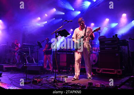 Miami Beach, FL, USA. Dezember 2023. Disco Biscuits tritt während des North Beach Music Festivals 2023 auf der Miami Beach Bandshell am 1. Dezember 2023 in Miami Beach, Florida, auf. Quelle: Mpi04/Media Punch/Alamy Live News Stockfoto