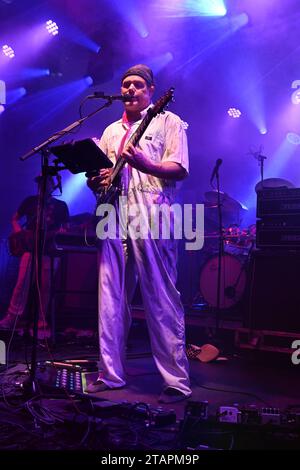 MIAMI BEACH, FL - 01. DEZEMBER: Disco Biscuits treten während des North Beach Music Festivals 2023 am 1. Dezember 2023 in Miami Beach, Florida auf. Copyright: Xmpi04x Credit: Imago/Alamy Live News Stockfoto