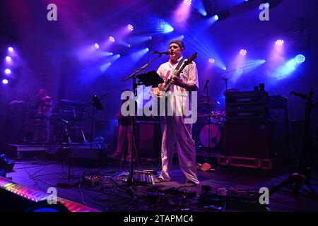 MIAMI BEACH, FL - 01. DEZEMBER: Disco Biscuits treten während des North Beach Music Festivals 2023 am 1. Dezember 2023 in Miami Beach, Florida auf. Copyright: Xmpi04x Credit: Imago/Alamy Live News Stockfoto