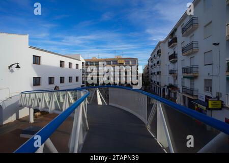 Blick auf das Dorf Altea, Valencia, Spanien Stockfoto
