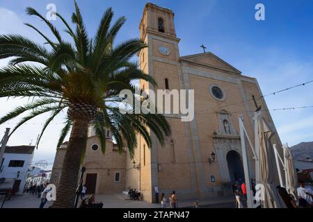 Blick auf das Dorf Altea, Valencia, Spanien Stockfoto