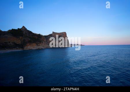 Cova dels Arcs in Cala Moraig, Benitachell, Valencia, Spanien Stockfoto