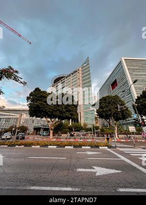 Tel Aviv, Israel - 9. Oktober 2023 - das Sourasky Medical Center oder Ichilov Hospital ist die größte nationale medizinische Versorgungseinrichtung in Israel. Gemäß für Stockfoto