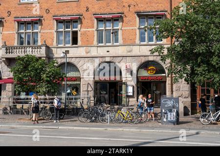 Hard Rock Cafe in Kopenhagen Stockfoto