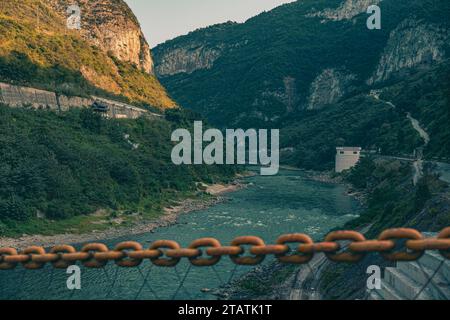 Szene des Tals im Chishuihe-Tal Guizhou Stockfoto