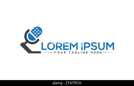 Musik-Logo-Design Kreatives und modernes Logo-Design Stock Vektor