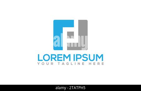 PD Letter Logodesign. Einzigartiges und kreatives PD DP-Logo-Design. Stock Vektor