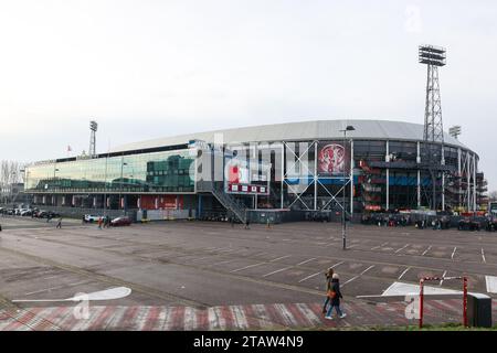 Rotterdam, Niederlande. Dezember 2023. ROTTERDAM, NIEDERLANDE - 3. DEZEMBER: Stadion de Kuip von Feyenoord während des niederländischen Eredivisie-Spiels zwischen Feyenoord und PSV im Stadion Feijenoord am 3. Dezember 2023 in Rotterdam, Niederlande (Foto: Hans van der Valk/Orange Pictures) Credit: Orange Pics BV/Alamy Live News Stockfoto