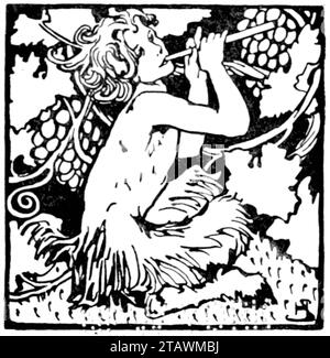 Abbildung Titelseite eines Buches von Mythen Stockfoto