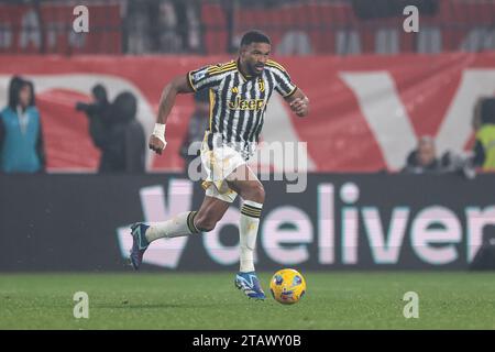 Monza, Italien. Dezember 2023. Gleison Bremer von Juventus während des Spiels der Serie A im Stadio Brianteo, Monza. Der Bildnachweis sollte lauten: Jonathan Moscrop/Sportimage Credit: Sportimage Ltd/Alamy Live News Stockfoto