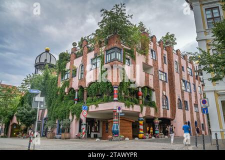 Grüne Zitadelle, Breiter Weg, Magdeburg, Sachsen-Anhalt, Deutschland Stockfoto