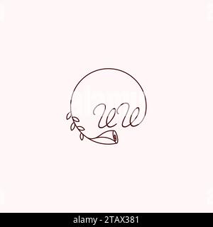 VV-Initialbuchstaben in hochwertigem, professionellem Design, das auf allen Druckmedien gut gedruckt werden kann Stock Vektor