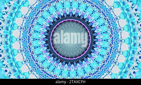 Mandala Circle Kaleidoskop Design rund geometrisch Stockfoto