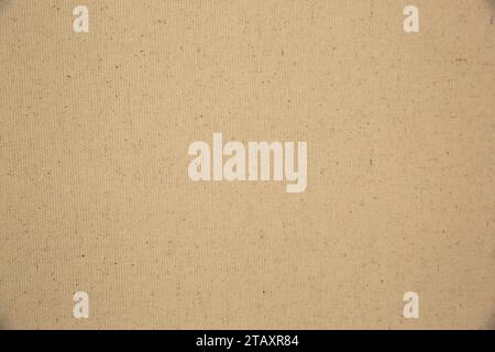 Ein brauner Hintergrund mit einem Bilderrahmen im Vintage-Stil mit antikem Papier Stockfoto