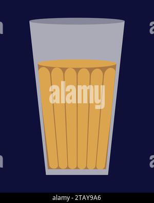 Chai-Tee-Vektor-Illustration Stock Vektor