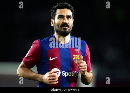 Barcelona, Spanien. Dezember 2023. Ilkay Gundogan (FC Barcelona) wird am 3. Dezember 2023 während des Fußballspiels La Liga zwischen dem FC Barcelona und Atletico de Madrid im Stadion Lluis Companys in Barcelona, Spanien, gezeigt. Foto: Siu Wu. Quelle: dpa/Alamy Live News Stockfoto