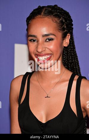 London, Großbritannien. Dezember 2023. Enva Lewis nimmt an den 26. British Independent Film Awards 2023 im Old Billingsgate in London Teil. Quelle: Siehe Li/Picture Capital/Alamy Live News Stockfoto