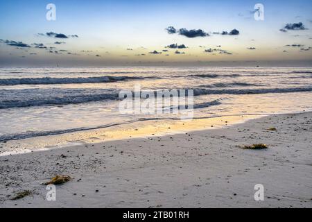 Sonnenuntergang am Poche Beach, San Clemente, Kalifornien, USA Stockfoto