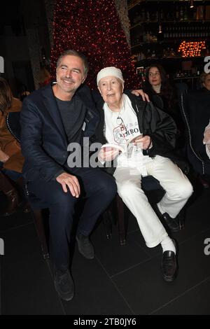 Rom, Italien. Dezember 2023. Rom, Restaurant Carnica Präsentation des Buches „Maria Callas die menschliche Diva“, auf dem Foto: Independent Photo Agency/Alamy Live News Stockfoto