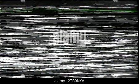 Analoge Verzerrung der Hintergrundrauschen Stockfoto