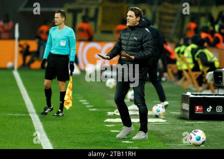 Leverkusen, Deutschland. Dezember 2023. LEVERKUSEN, DEUTSCHLAND - 2023-DEZEMBER-03, BAYARENA DFB/DFL-VORSCHRIFTEN VERBIETEN DIE VERWENDUNG VON FOTOGRAFIEN ALS BILDSEQUENZEN UND/ODER QUASI-VIDEO. Quelle: dpa/Alamy Live News Stockfoto