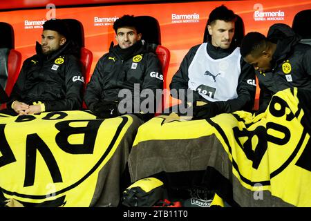 Leverkusen, Deutschland. Dezember 2023. LEVERKUSEN, DEUTSCHLAND - 2023-DEZEMBER-03, BAYARENA DFB/DFL-VORSCHRIFTEN VERBIETEN DIE VERWENDUNG VON FOTOGRAFIEN ALS BILDSEQUENZEN UND/ODER QUASI-VIDEO. Quelle: dpa/Alamy Live News Stockfoto