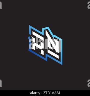 XN erstes Gaming-Team, youtube, Twitch und Clipart Stock Illustrations-Logo Stock Vektor