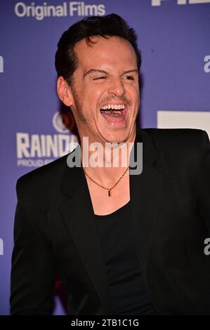 London, Großbritannien. Dezember 2023. Andrew Scott nimmt an den 26. British Independent Film Awards 2023 im Old Billingsgate in London Teil. Stockfoto