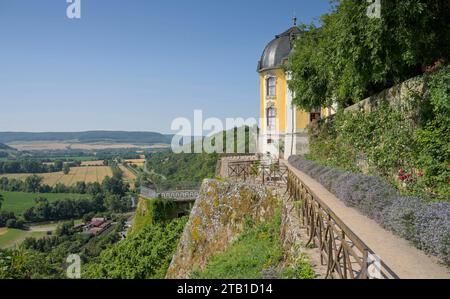 Rokokoschloss, Dornburg, Thüringen, Deutschland *** Schloss Rokoko, Dornburg, Thüringen, Deutschland Credit: Imago/Alamy Live News Stockfoto