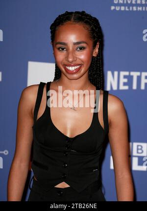 London, Großbritannien. Dezember 2023. Enva Lewis nimmt an den 26. British Independent Film Awards im Old Billingsgate in London Teil. (Foto: Fred Duval/SOPA Images/SIPA USA) Credit: SIPA USA/Alamy Live News Stockfoto