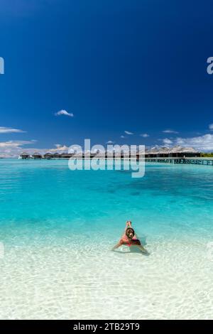 Anantara Dhigu und Vela Luxushotel Malediven Stockfoto