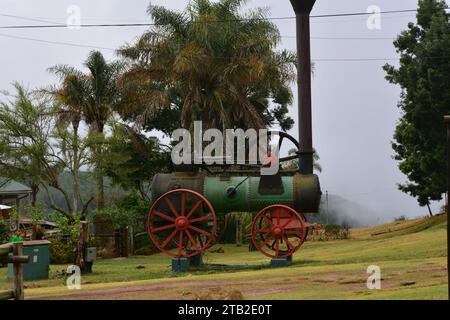 Rostlokomotive auf dem Zugfriedhof in f kaapsehoop in Mpumalanga, Südafrika. Stockfoto