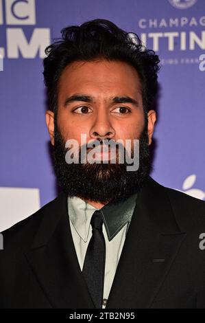 London, Großbritannien. Dezember 2023. Himesh Patel nimmt an den 26. British Independent Film Awards 2023 im Old Billingsgate in London Teil. Quelle: Siehe Li/Picture Capital/Alamy Live News Stockfoto