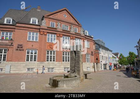 Volksbank, ehemals Gebäude Vorschuss Verein, Kirchstraße, Altstadt, Bad Segeberg, Schleswig-Holstein, Deutschland Stockfoto