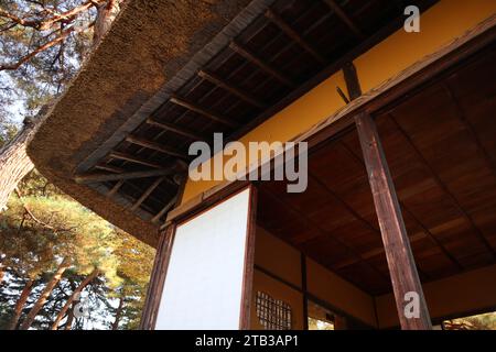 Oyakuen Garten in Aizuwakamatsu, Fukushima, Japan Stockfoto