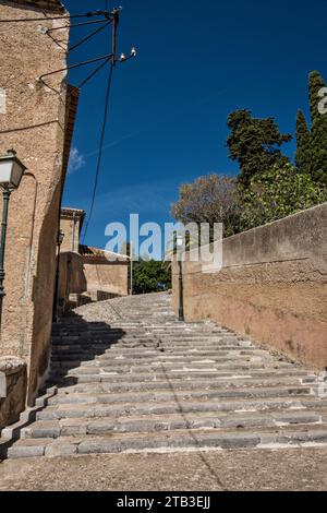 Kleine Stadt und Schlösser auf Mallorca, Spanien, Europa Stockfoto