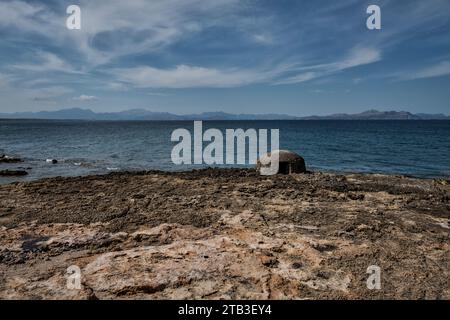 Kleine Stadt und Schlösser auf Mallorca, Spanien, Europa Stockfoto