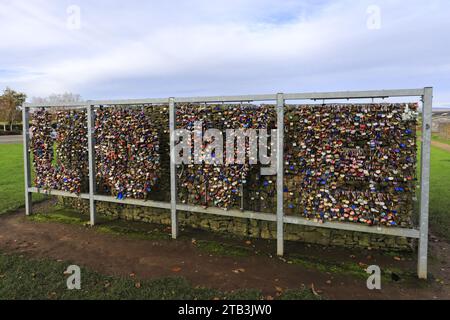 The Love Locks, Gretna Green, Dumfries and Galloway, Schottland, Großbritannien Stockfoto