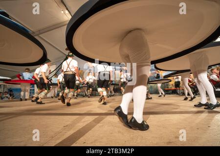 133. Gautrachtenfest des Gauverbandes I (Bayerischer Trachtenverband) D'Raschenberger Teisendorf Gauheimatabend Stockfoto