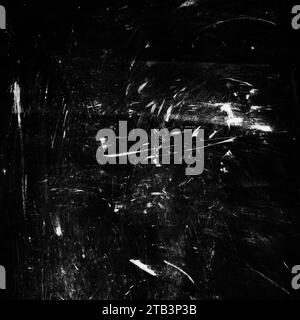 Grunge Schwarz-Weiß Urban Vektor Textur Vorlage. Dunkle Chaotisch Staub Overlay Distress Hintergrund. Leicht Zu Erstellen Abstrakt Gepunktet, Zerkratzt, Vintage Stockfoto