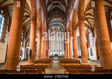 Hauptschiff, Heiliggeistkirche, Heidelberg, Baden-Württemberg, Deutschland Stockfoto