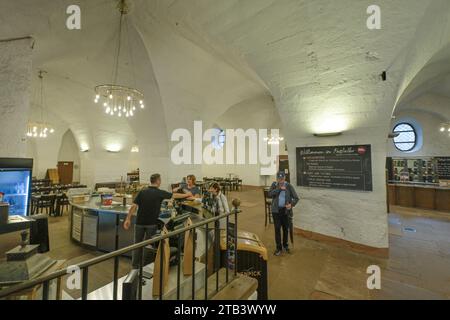 Fasskeller, Gastronomie, Schloss Heidelberg, Baden-Württemberg, Deutschland Stockfoto