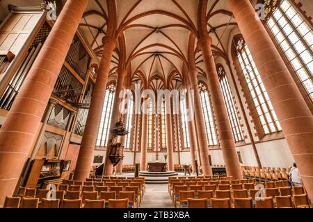 Hauptschiff, Heiliggeistkirche, Heidelberg, Baden-Württemberg, Deutschland Stockfoto