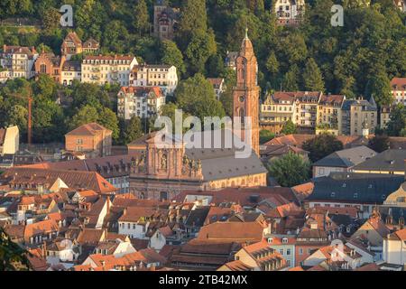 Jesuitenkirche Heiliger Geist und St. Ignatius, Heidelberg, Baden-Württemberg, Deutschland *** Jesuitenkirche des Heiligen Geistes und der St. Ignatius, Heidelberg, Baden Württemberg, Deutschland Credit: Imago/Alamy Live News Stockfoto