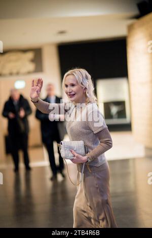 ROM, ITALIEN - DICEMBER 04, Oliver Stone nimmt an einem Fotobesuch des Films „Nuclear Now on Dicember 04, 2023 in Rom, Italien Teil. (Foto: Giovanna Onofri) Stockfoto