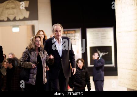 ROM, ITALIEN - DICEMBER 04, Oliver Stone nimmt an einem Fotobesuch des Films „Nuclear Now on Dicember 04, 2023 in Rom, Italien Teil. (Foto: Giovanna Onofri) Stockfoto