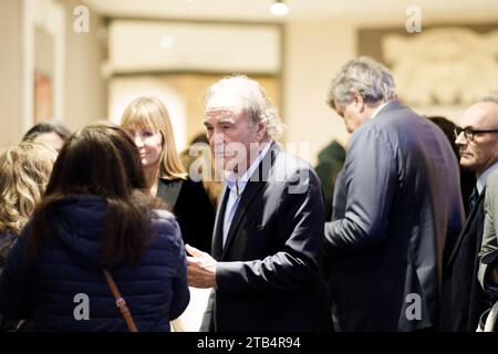 ROM, ITALIEN - DICEMBER 04, Oliver Stone nimmt an einem Fotobesuch des Films „Nuclear Now on Dicember 04, 2023 in Rom, Italien Teil. (Foto: Giovanna Onofri) Stockfoto